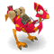 Crimson and Ginger Dragoturkey