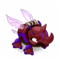 Crimson and Indigo Rhineetle