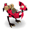 Ebony and Crimson Dragoturkey