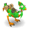 Emerald and Ginger Dragoturkey