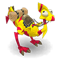 Golden and Crimson Dragoturkey