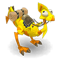 Golden and Ginger Dragoturkey