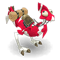 Ivory and Crimson Dragoturkey