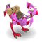 Orchid and Crimson Dragoturkey