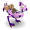 Plum and Indigo Dragoturkey