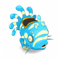 Turquoise and Almond Seemyool