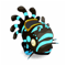 Turquoise and Ebony Seemyool
