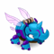 Turquoise and Indigo Rhineetle