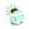 Turquoise and Ivory Seemyool